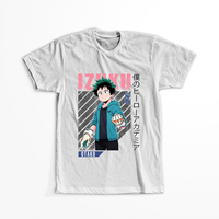 Koszulka Biała My Hero Academia / Akademia bohaterów - WYBIERZ KOLOR KOSZULKI I FASON