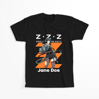 Koszulka Czarna - Zenless Zone Zero - WYBIERZ KOLOR KOSZULKI I FASON