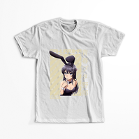 Koszulka Biała Seishun Buta Yarou wa Bunny Girl Senpai no Yume wo Minai WYBIERZ KOLOR KOSZULKI I FASON