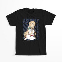 Koszulka Czarna Sword Art Online - WYBIERZ KOLOR KOSZULKI I FASON