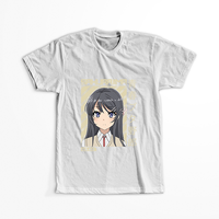 Koszulka Biała Seishun Buta Yarou wa Bunny Girl Senpai no Yume wo Minai WYBIERZ KOLOR KOSZULKI I FASON