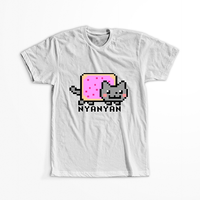 Koszulka Biała NyaNyan WYBIERZ KOLOR KOSZULKI I FASON