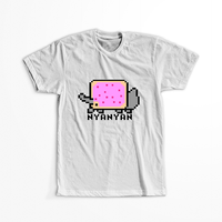 Koszulka Biała NyaNyan WYBIERZ KOLOR KOSZULKI I FASON