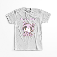Koszulka Biała - Kuromi - WYBIERZ KOLOR KOSZULKI I FASON