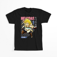 Koszulka Czarna Seven Deadly Sins - WYBIERZ KOLOR KOSZULKI I FASON