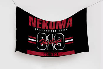 Flaga Haikyuu - Nekoma