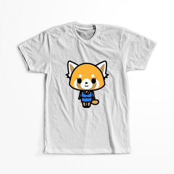 Koszulka Biała - Aggretsuko - WYBIERZ KOLOR KOSZULKI I FASON