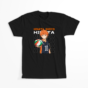 Koszulka Czarna - Haikyuu!!  - WYBIERZ KOLOR KOSZULKI I FASON