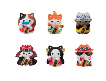 MEGA CAT PROJECT One Piece Nyan Piece Nyan! Manekineko Fortune Lucky Cat Pirates