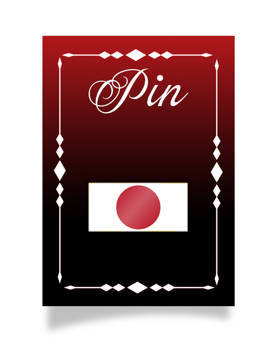 Pin Flaga Japonia