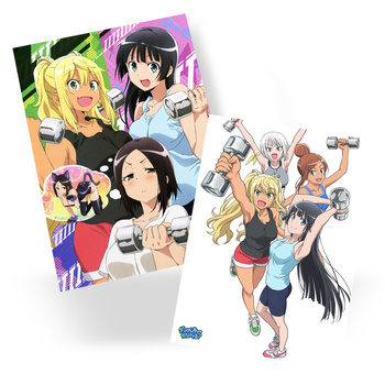 Plakat A3 Dumbbell Nan Kilo Moteru DO WYBORU