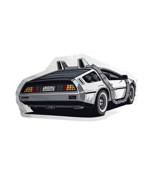 Poduszka Chibi Back to the Future - DeLorean