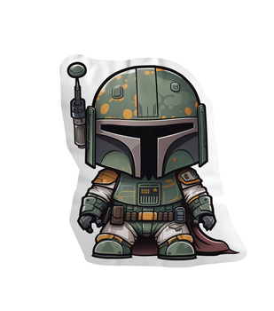 Poduszka Chibi Mandalorian -  Boba Fett