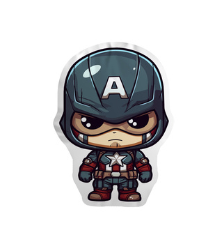 Poduszka Chibi Marvel - Captain America