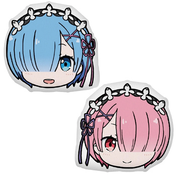 Poduszka Chibi Re:Zero - Ram / Rem