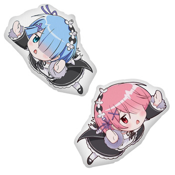 Poduszka Chibi Re:Zero - Ram / Rem