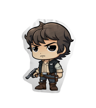 Poduszka Chibi Star Wars -  Han Solo