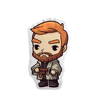 Poduszka Chibi Star Wars -  Obi-Wan Kenobi