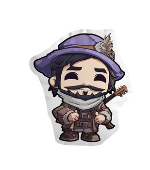 Poduszka Chibi The Witcher / Wiedźmin - Jaskier