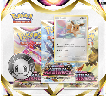 Pokémon TCG: Astral Radiance 3-Pack Blister (Eevee)