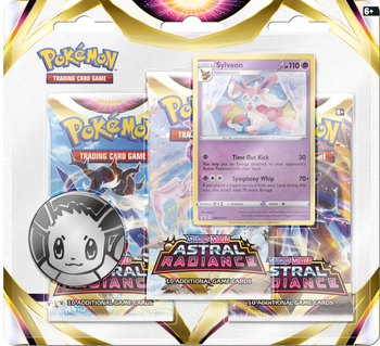 Pokémon TCG: Astral Radiance 3-Pack Blister (Sylveon)