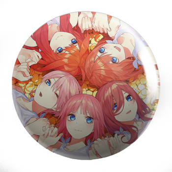 Przypinka 5-toubun Go-Toubun no Hanayome The Quintessential Quintuplets DO WYBORU