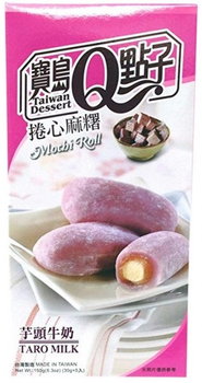 Taro Milk Mochi Roll